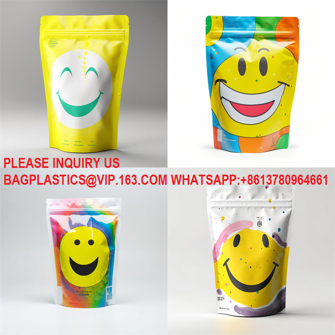 Matte Stand Up Zip Lock Bag Heat Sealing Spice Biscuits Coffee Resealable Packing Pouch 3