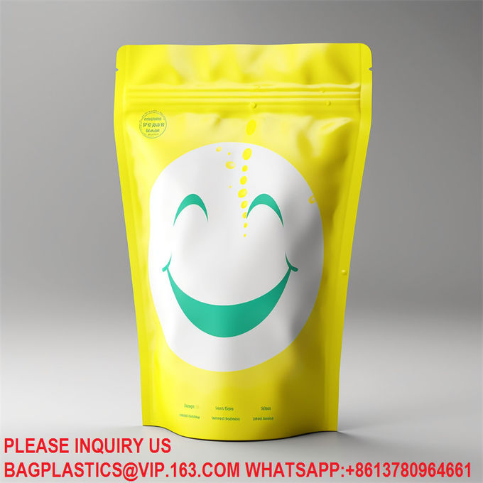 Matte Stand Up Zip Lock Bag Heat Sealing Spice Biscuits Coffee Resealable Packing Pouch 1