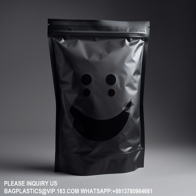 Reusable Resealable Custom Plastic Transparent Top Ziplock For Candy Cookies Packaging 1