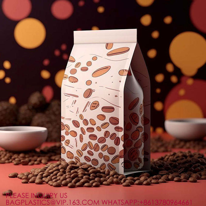 1lb Coffee Bag Matte Coffee Bean Packaging Bags Reusable Stand Up Gusset Foil Coffee Bag 2