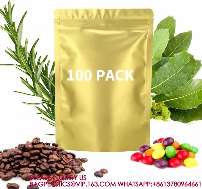Stand Up Zipper Lock Aluminum Foil Bag, Packaging for Small Businesses, Packaging Bags 2