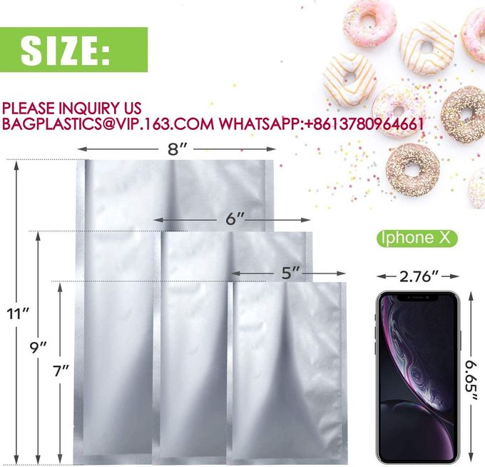 121 Degrees High Temperature Resistant Foil Retort Pouch Cooking Food Vacuum Retort Bags 3