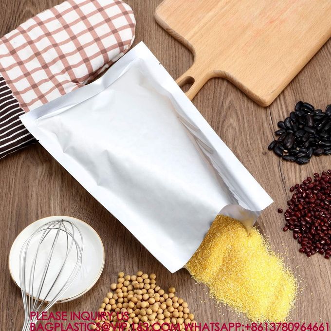 121 Degrees High Temperature Resistant Foil Retort Pouch Cooking Food Vacuum Retort Bags 0