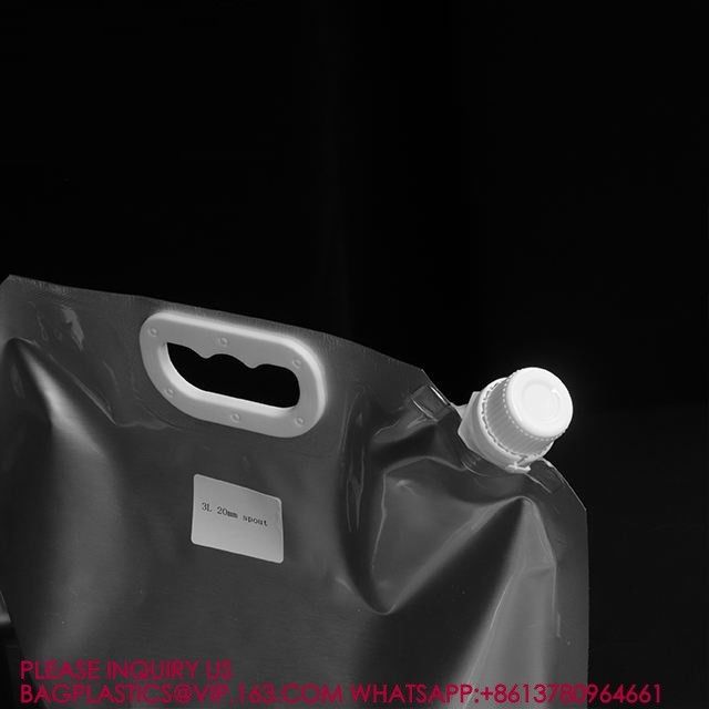 Food Packaging Bag Aluminum Foil Liquid Spout Pouch Stand Up Pouch With Spout For Liquid 0