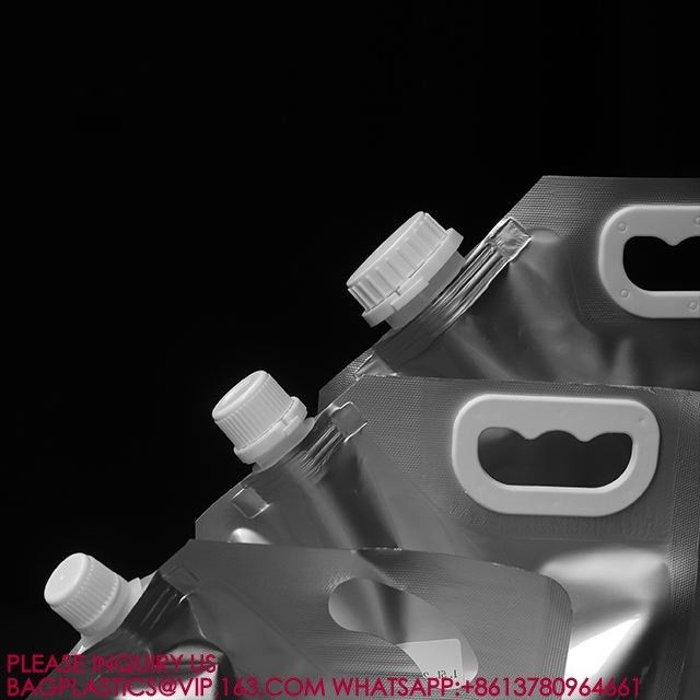 Food Packaging Bag Aluminum Foil Liquid Spout Pouch Stand Up Pouch With Spout For Liquid 1