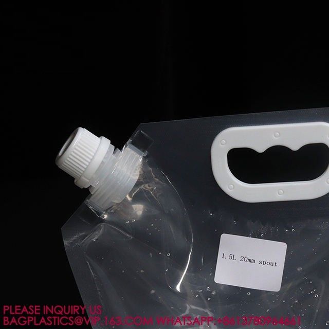 100ml 250ml 500ml 800ml Stand Up Liquid Water Doypack Bag Spout PouchJuice Sauce Drink 2