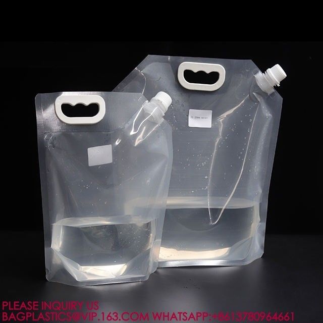 100ml 250ml 500ml 800ml Stand Up Liquid Water Doypack Bag Spout PouchJuice Sauce Drink 3