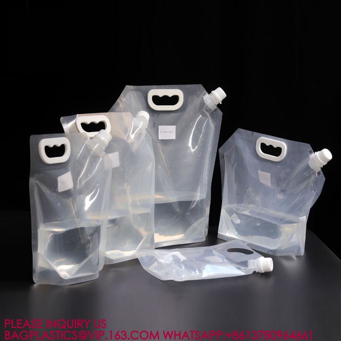 100ml 250ml 500ml 800ml Stand Up Liquid Water Doypack Bag Spout PouchJuice Sauce Drink 0