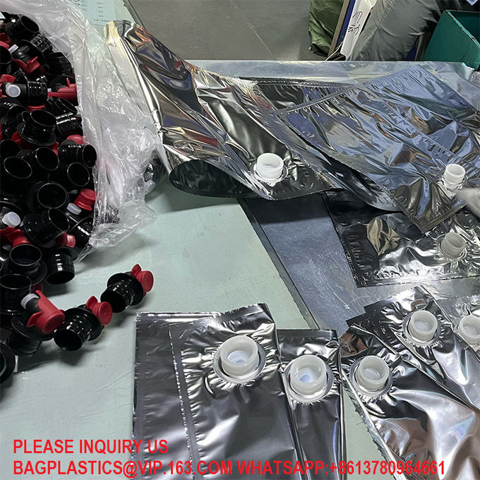 Refillable 5L 20L 20 L Litre Plastic Aluminium Foil Coffee Aseptic Bib Bag In A Box Bags 2