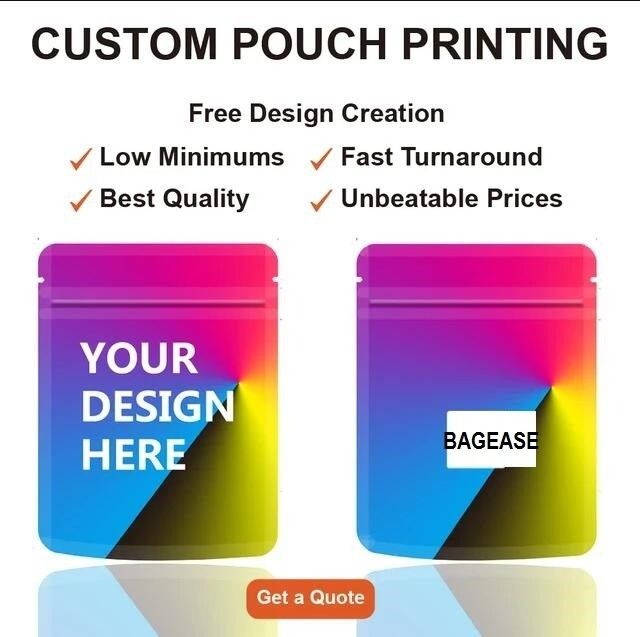 Custom Logo Printing Aluminum Foil Ziplock Stand Up Pouch Matte Glossy Bags With Zipper 11
