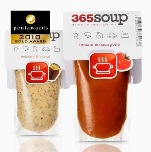 Custom Design High Temperature Cooking Stand Up Retort Pouch Bag For Fried Rice And Soup 1