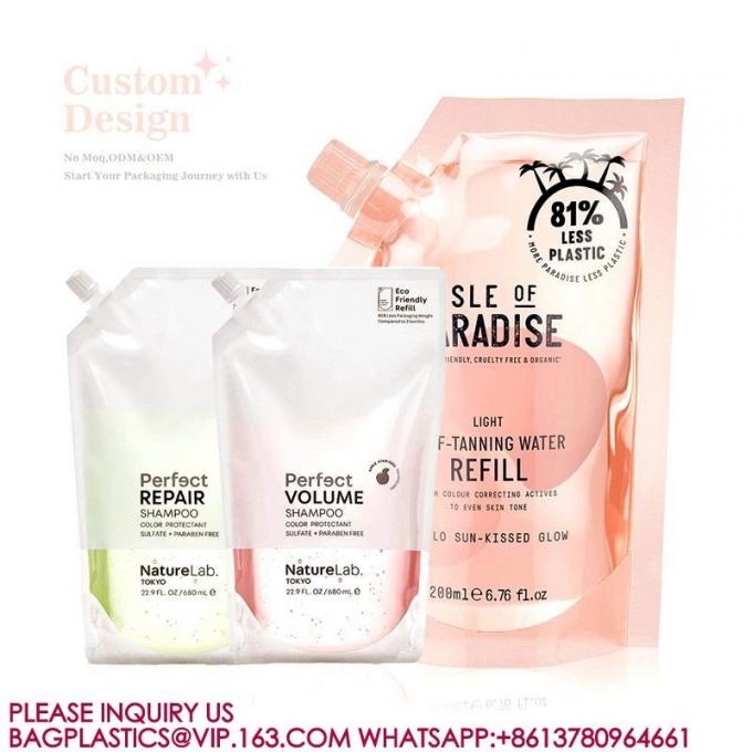 Customized Printing Food Grade Stand Up Retort Pouch Bags For Food Soup Stand Up Pouch 2