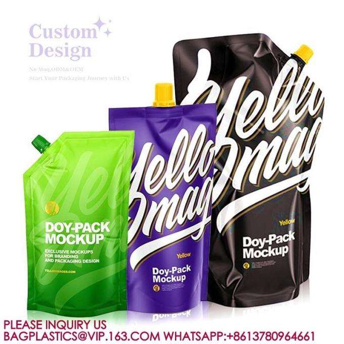 Customized Printing Food Grade Stand Up Retort Pouch Bags For Food Soup Stand Up Pouch 0