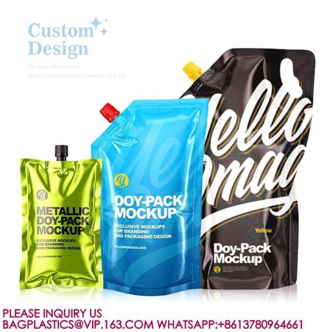 Customized Printing Food Grade Stand Up Retort Pouch Bags For Food Soup Stand Up Pouch 3
