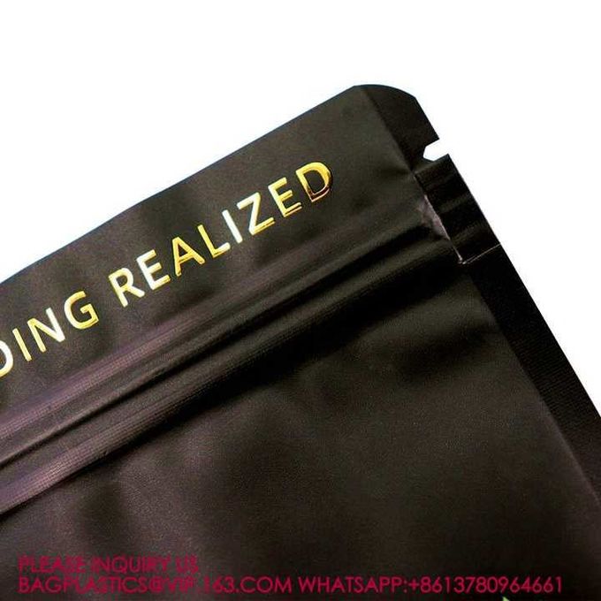 Resealable Package Stand Up Pouch Aluminum Foil Packaging Zip Lock Bag Doypack Mylar 2