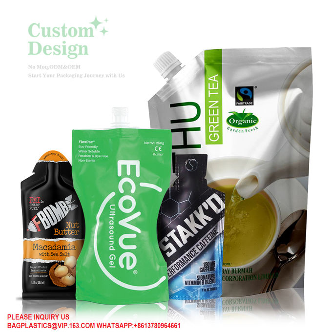 Spices Seasoning Packaging Bag Custom Spouted Stand Up Pouch Food Bags For Seasoning 1