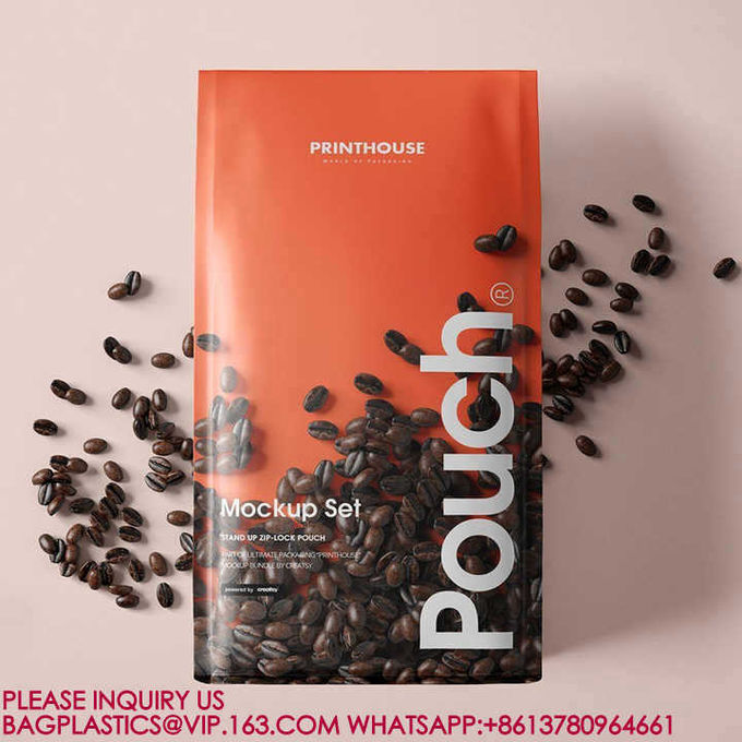 Recyclable Biodegradable Colorful Pacakge Aluminum Foil Stand Up Pouch With Zip Doypack 3