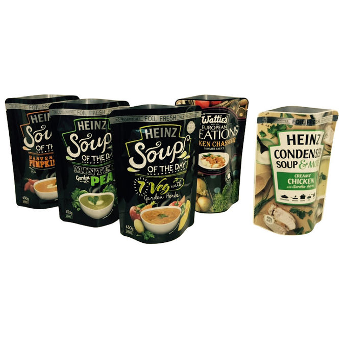 Custom Food Grade Resealable Retort Standing Pouch For Soup Superfood Packaging Bags 0