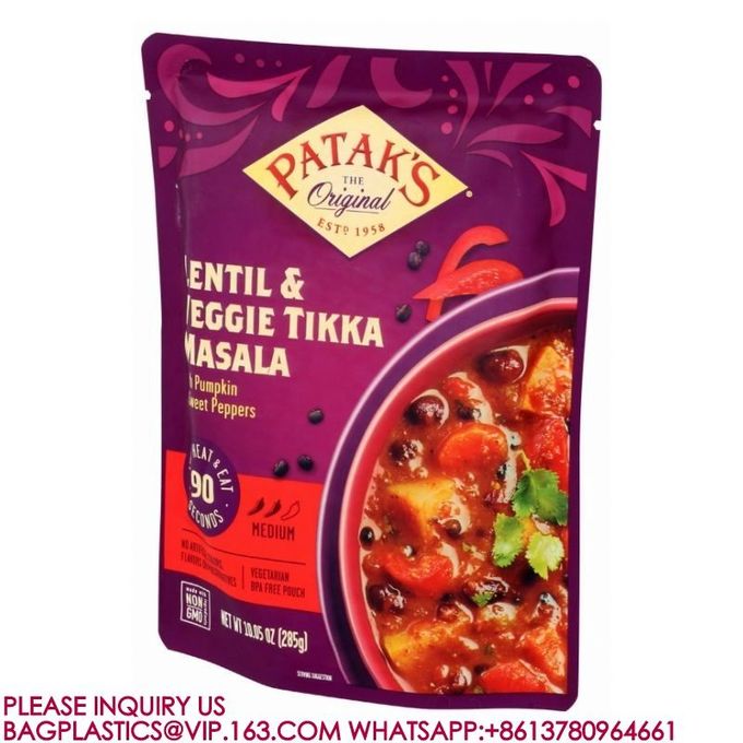 Cooking Bags, Cooking Pouches, Soup bags, Soup Pouches, Juice Beverage Spout Nozzle Pouch 3