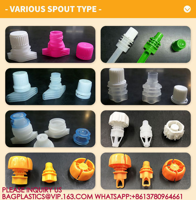 Manufacture Custom Print Liquid Pouches Fruit Juice Jelly Bag Drink Cute Baby Spout Pouch 0