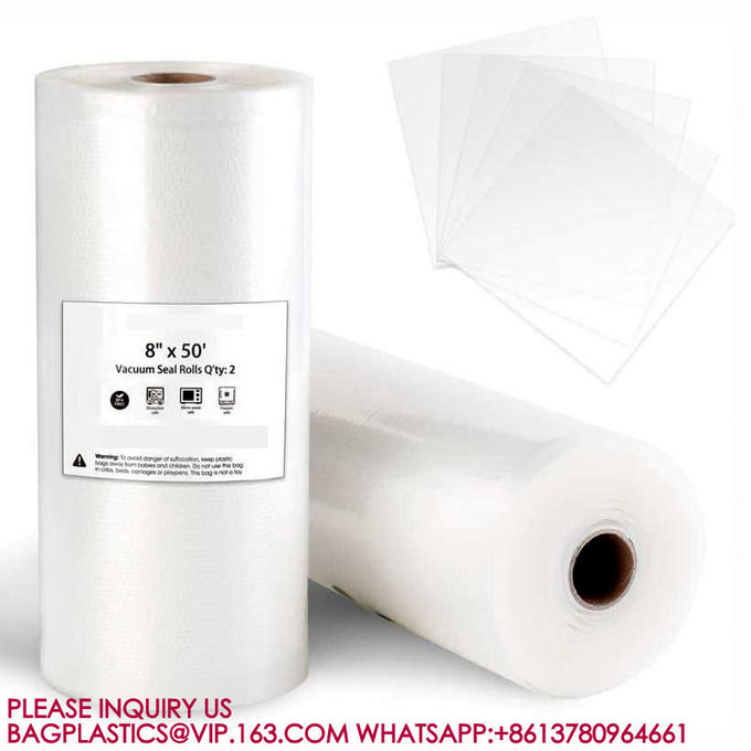 Vacuum Sealer Bags Rolls Food Saver, Seal A Meal, Vac Storage, Meal Prep Or Sous Vide 2