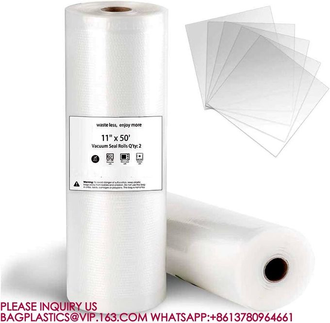 Vacuum Sealer Bags Rolls Food Saver, Seal A Meal, Vac Storage, Meal Prep Or Sous Vide 3