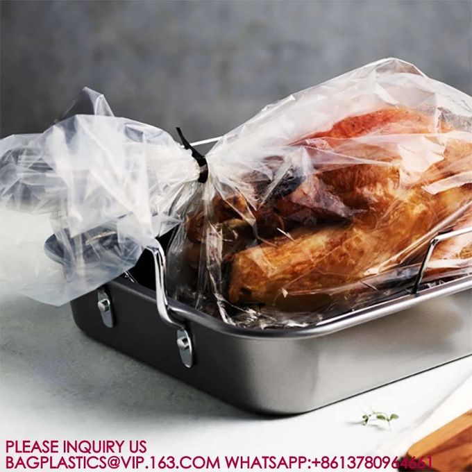Roast Chicken Duck Seaweed Bags Plain Pla Turkey Oven Roasting Bag For Roasted Chicken 2