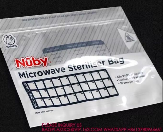 Sterilized Microwave Owen Bag Stand Up Zipper Heating Bags Reusable Microwave Owen Bag 0
