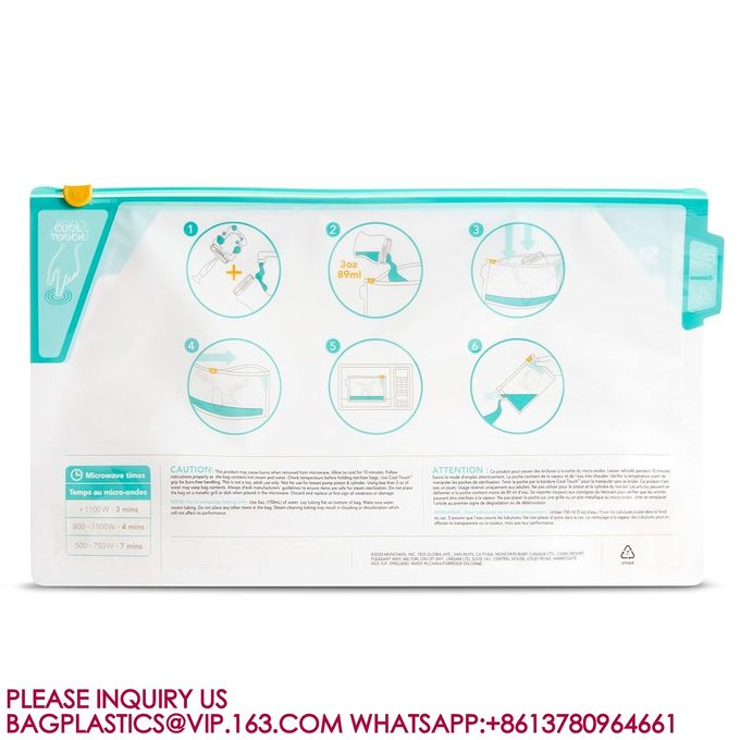 Custom Printed Microwave Sterilised Bag Microwaveable Pla Bag Microwave Sterilizer Bag 2