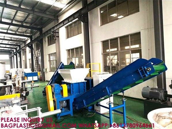 Plastic Bottle recycling, Plastics Shredder Balde Machine, Double Shaft Shredder Crusher 0
