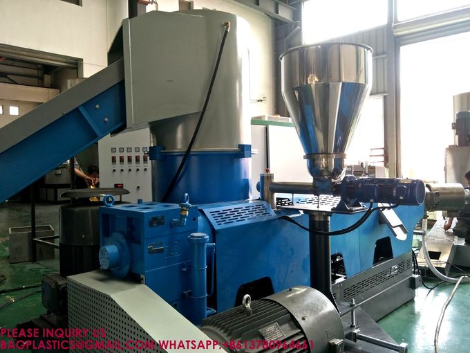 Waste Plastics Recycling PP PE Film Compacting Granulator Machine recycling granulator 3