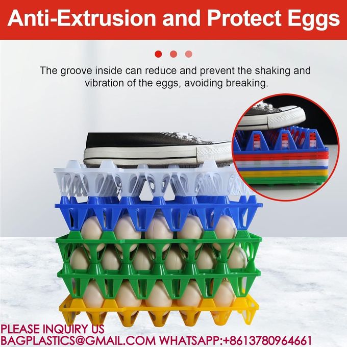 Plastic Tray And Egg Box Plastic Egg Tray For 30 Holes Egg Plastic Tray Plastic Egg Racks 3
