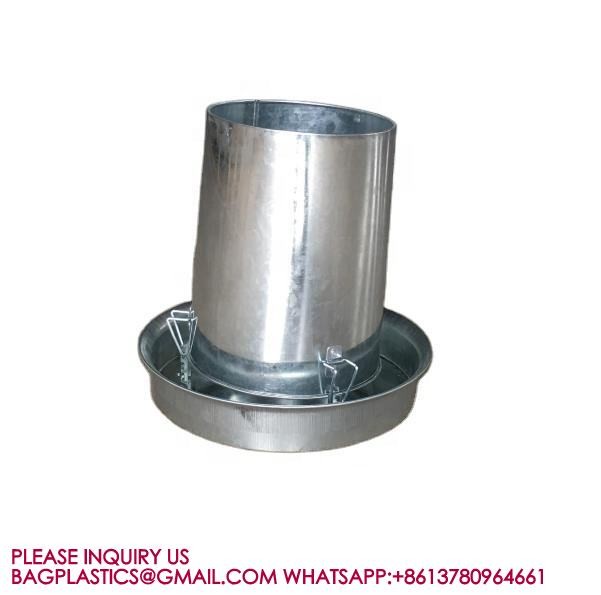 Chicken Feeder Galvanized Chicken Feeder POULTRY FARM Poultry Husbandry Steel Equipment 2