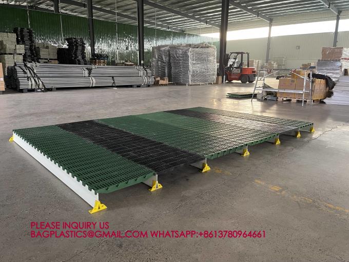 New Durable 600*600mm Plastic Slat Flooring for Pig Farm Floor Farrowing Sow Floor Farms 2