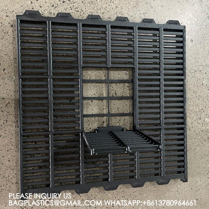 Durable 600*600mm Cast Iron Slat Floor Farrowing Crate For Sow For Animal Husbandry Equipment 3
