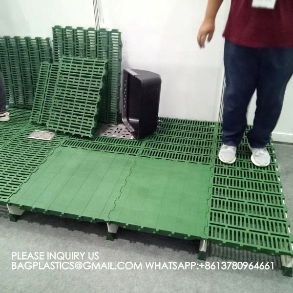 600*600mm Plastic Slats Blind Floor For Pig Farrowing Crate Equipment automatic pig injection 1