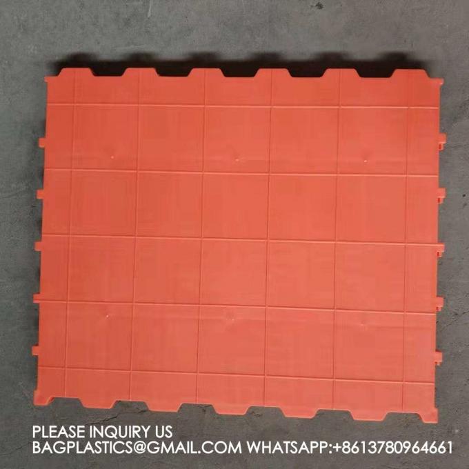 600*600mm Plastic Slats Blind Floor For Pig Farrowing Crate Equipment automatic pig injection 8