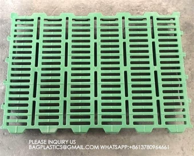 600*600mm Plastic Slats Blind Floor For Pig Farrowing Crate Equipment automatic pig injection 9