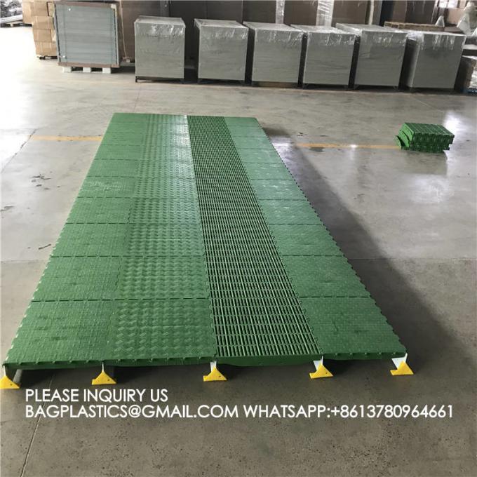 600*600mm Plastic Slats Blind Floor For Pig Farrowing Crate Equipment automatic pig injection 11