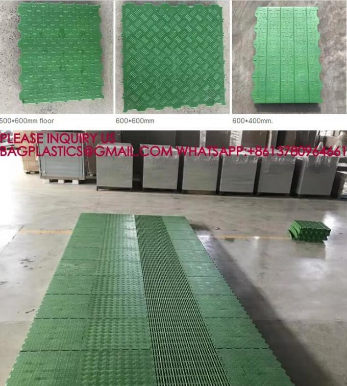 600*600mm Plastic Slats Blind Floor For Pig Farrowing Crate Equipment automatic pig injection 0